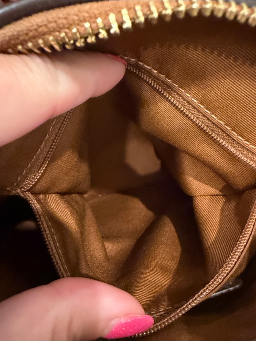 Coach Bennett Tan Leather mini Satchel Bag crossbody saddle brown - Picture 7 of 16